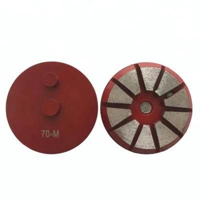 3 Inch D80mm Ten Segments Diamond Grinding Wheel with Double Pins Diamond Polishing Disc for Concrete and Terrazzo Floor