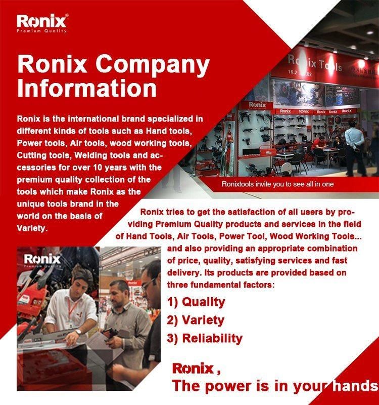 Ronix Model 3502n Manual Metal Polishing 200mm Diameter Wheel Bench Grinder