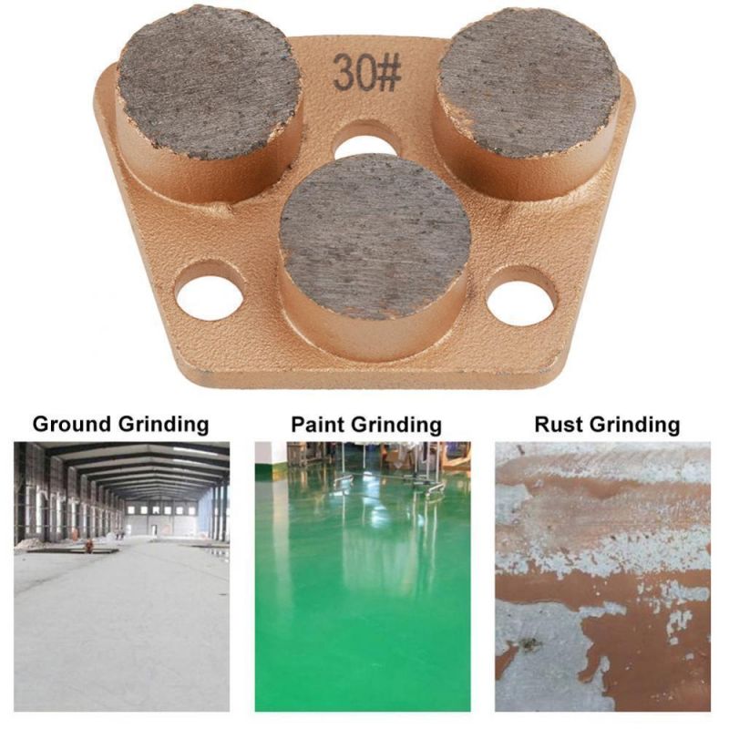 Trapezoid Grinding Plate Diamond Pads for Concrete Floor Grinder