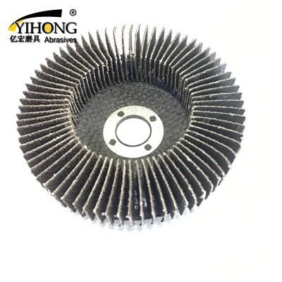 100mm, 80# Vertical Flap Disc Grinding Wheel with Wholesale Price as Hardware Tools for Polishing