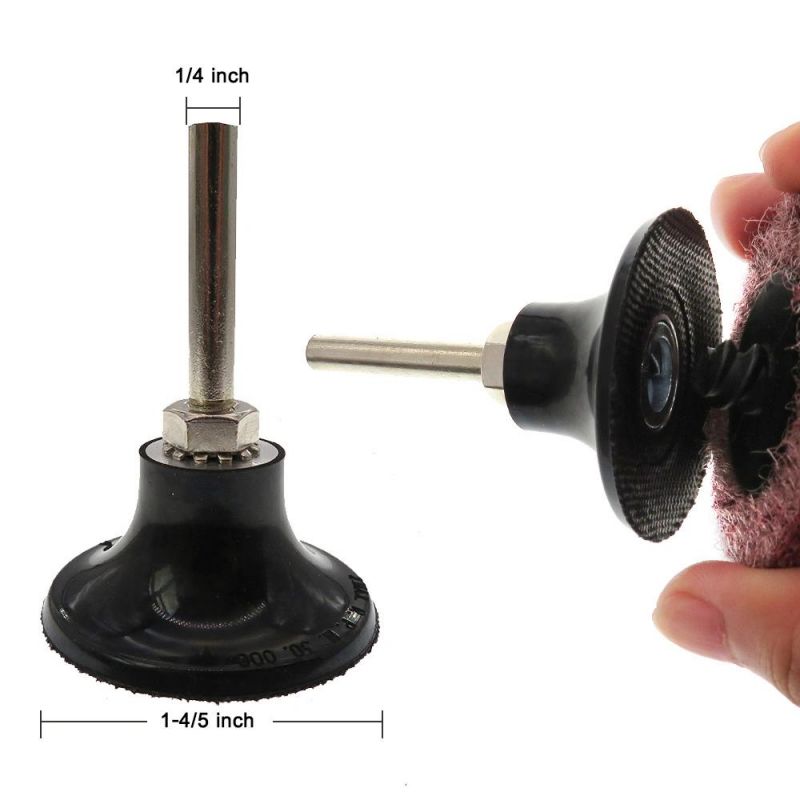 46PCS Sanding Discs Set 2 Inches Quick Change Disc Surface Conditioning Discs with 1/4 Inch Shank Holder for Surface Prep