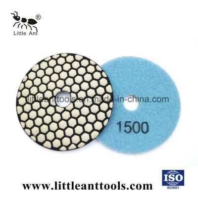 100mm Premium Diamond Tools Dry Polishing Pads for Marble