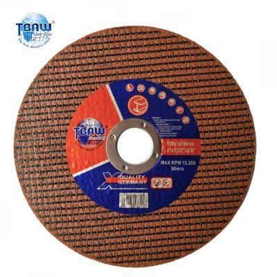China Factory 4&prime;&prime; Abrasive Disc for Metal Grinding Cutting Wheel