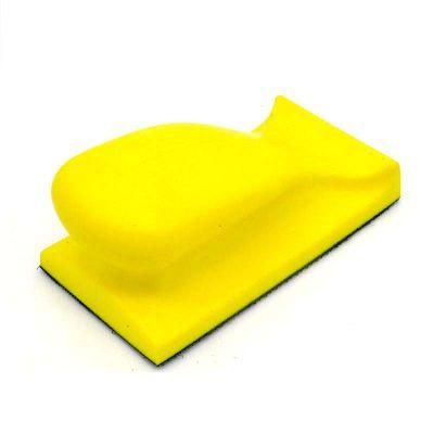 66X126mm PU Foam Hand Sanding Block Polishing Pad