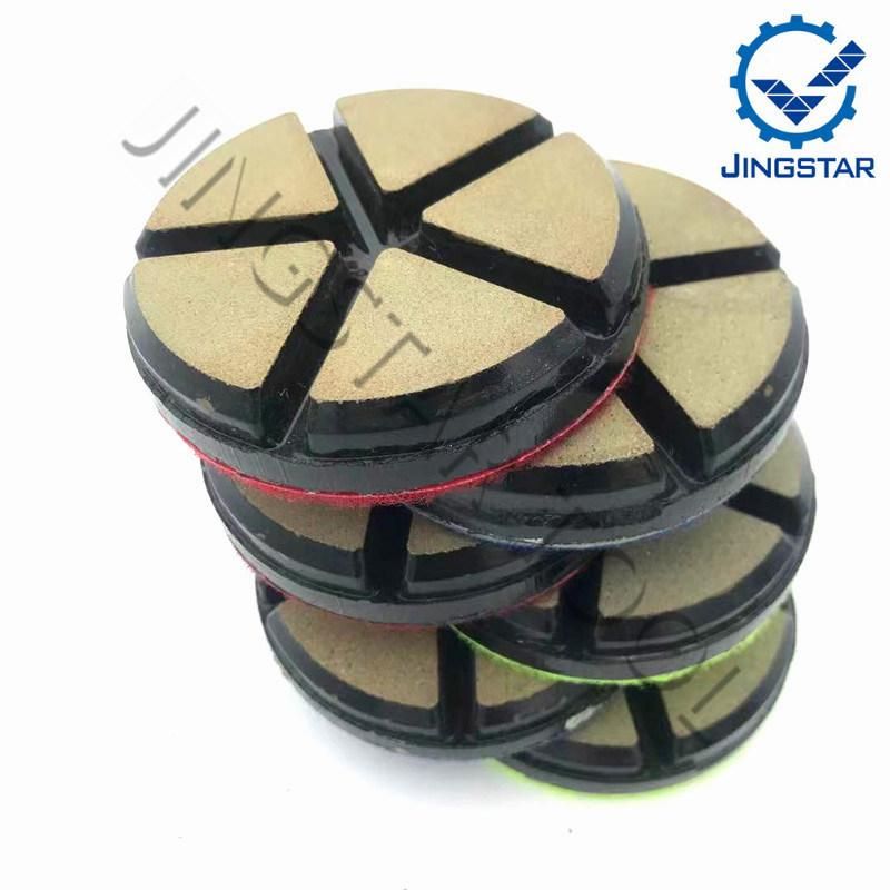 Ceramic Polishing Pads 3 Inch 80mm Concrete Floor Grinding Wheel Diamond Dry /Wet Use Coarse