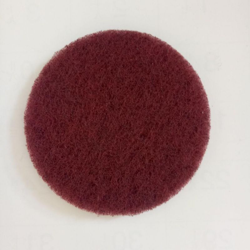 Non Woven Velcro Disc Pad for Finishing and Wire Drawing