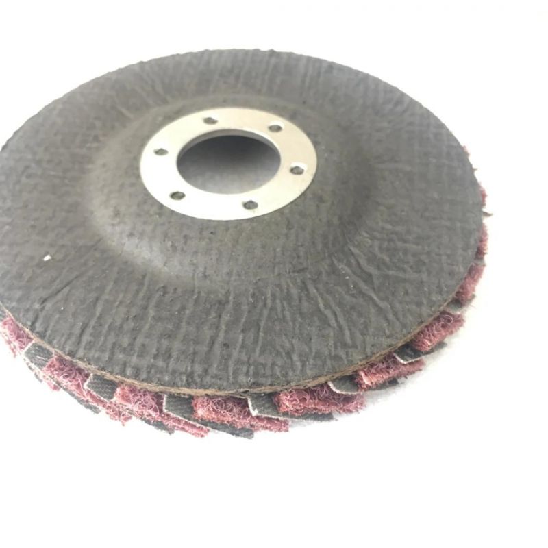High Quality Hot Sale Wear-Resisting 115mm Combined Flap Disc for Grinding and Polishing Stainless Steel and Metal
