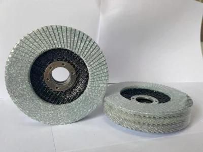 Ceramic Flap Disc with Whtie Coated for Soft Metal Grinding