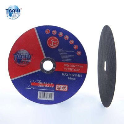 Abrasive Cutting Wheel Reinfored Cutting Disc for Metal 7 Inch 180*1.6*22mm