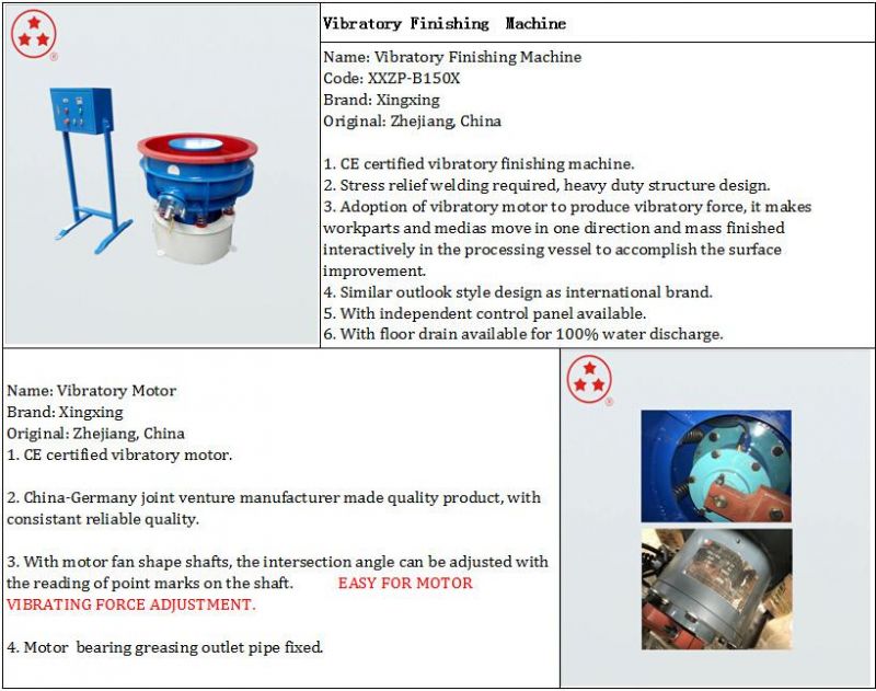 Vibratory Surface Finishing Grinding Polishing Tumbling Machine