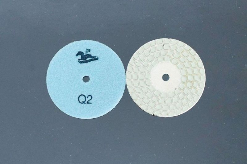 3′ ′ /80mm 4-Step Abrasive Tools Dry Polishing Pads for Granite/ Marble
