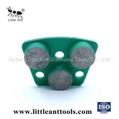 (3 Round) Metal Grinding Plate for Concrete and Terrazzo Floor