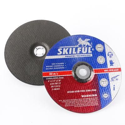 9&prime;&prime; 230X6X22.2 Resin Bonded Abrasive Grinding Wheel with MPa