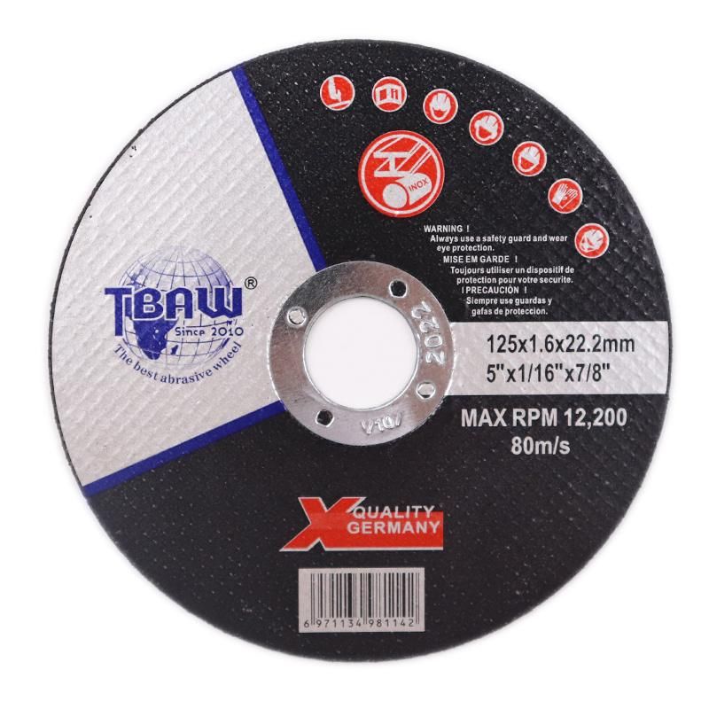 Euro Market 5inch Flat Abrasive Cutting Wheel