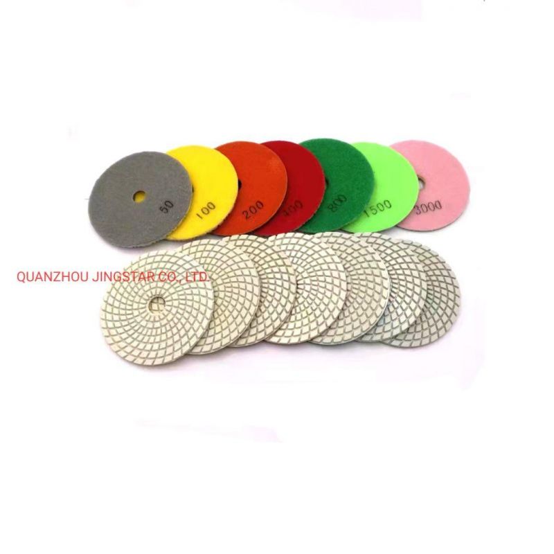 Diamond Resin Bond Honeycomb Dry Flexible Polishing Wheel for Marble Polishing