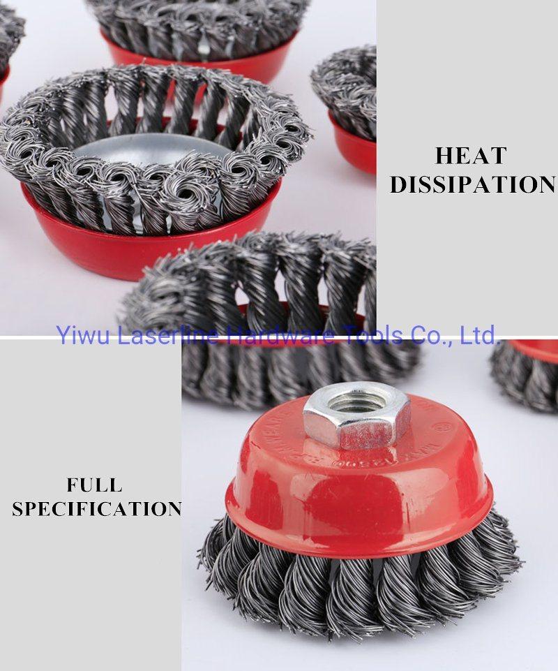 Twist Steel Wire Cup Brush/Twist Knot Brush