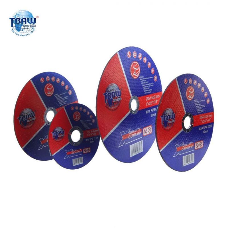 China Factory OEM 105 115 125 150 180 230 350 400mm Resin Bond Abrasive Grinding Disc Cutting Wheel
