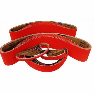 High Quality Customized 60# Ceramic Grain Sanding Belt for Grinding Stainless Steel and Metal