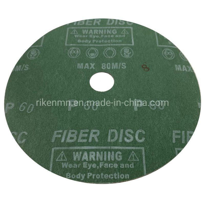 5"/7"/8" Blue Center Hole Sanding Disc Fiber Disc for Grinding