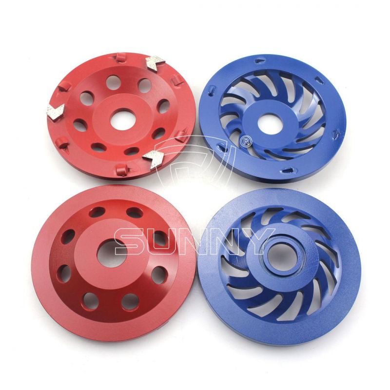 5 Inch PCD Diamond Cup Wheel for Concrete Coating