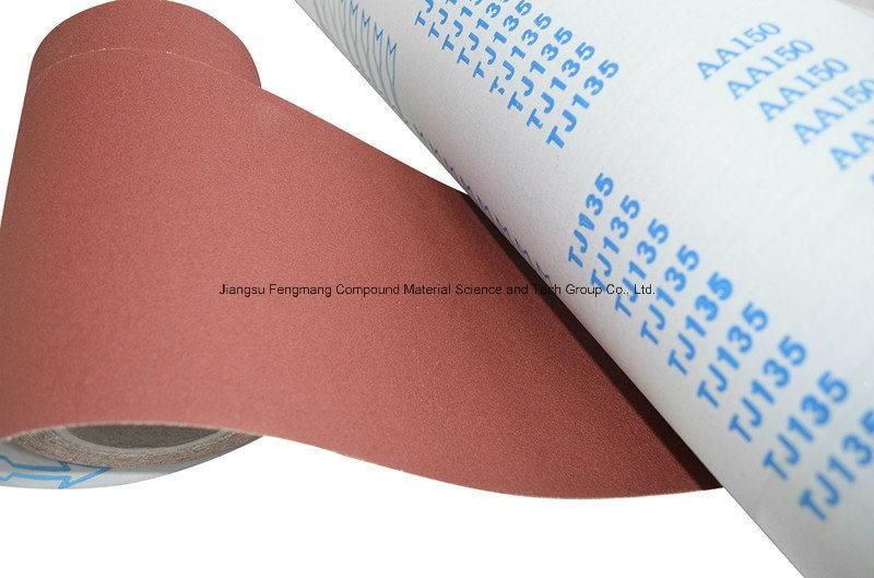 Machine Use Aluminum Oxide Abrasive Cloth Tj135