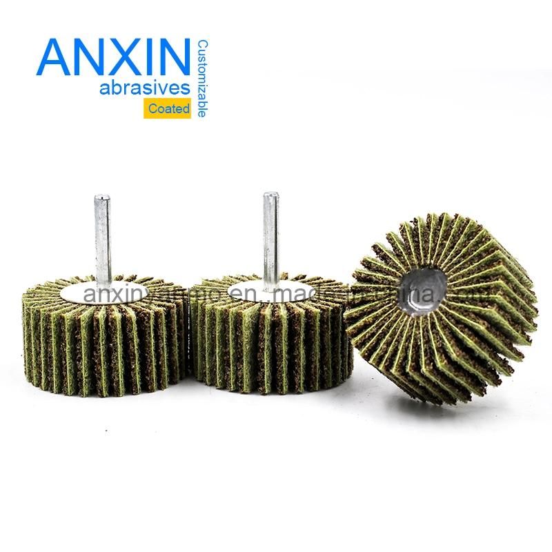 Nylon Shank Mounted Flap Wheel for Metal Polishing