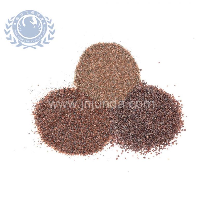 ISO 9001 Certification Almandite Garnet Abrasive Sand Product 120# for High-Pressure Water Jet Cutting