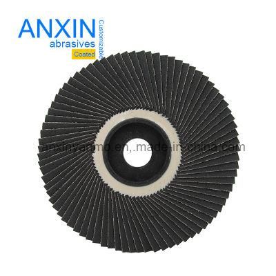 Flexible Abrasive Flap Disc with Silicon Carbide Sand Cloth for Polishing Steel