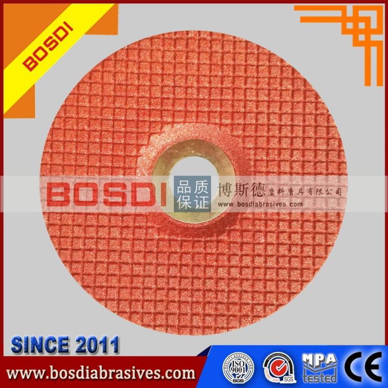 4" Wa/Gc Grinding Wheel/Disk for Stainless Steel/Inox/Metal/Aluminium, Resin, Red/Green/Yellow, No Broken Flexible Grinding Wheel