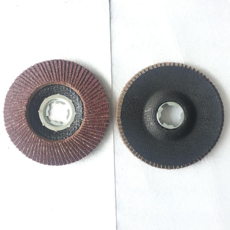High Quality Premium Wear-Resisting X Lock 115mm/125mm Aluminium Oxide Flap Disc for Grinding Stainless Steel and Metal