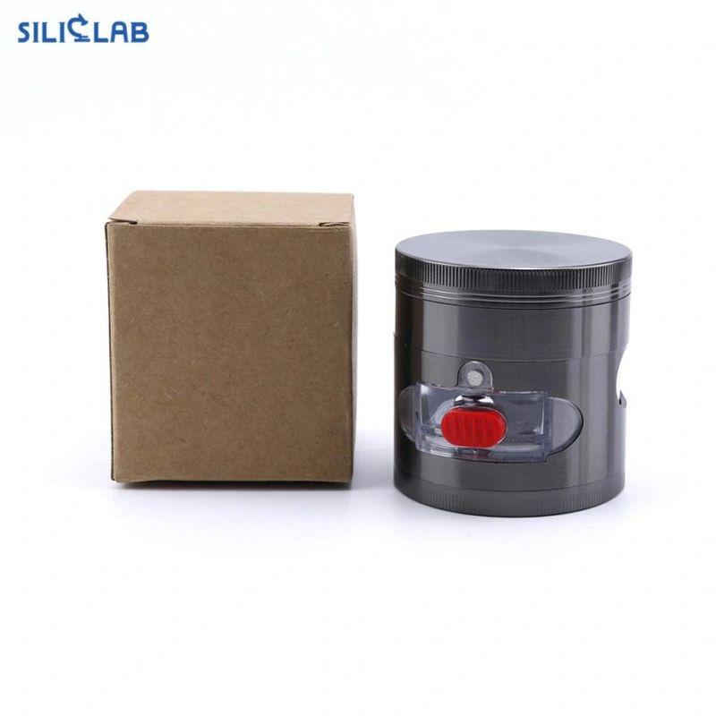 Smoking Accessories with Drawer Design Metal Grinders Rotatable Tobacco Dry Herb Grinder