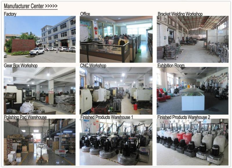Concrete Floor Grinding and Polishing Machine with Remote Control