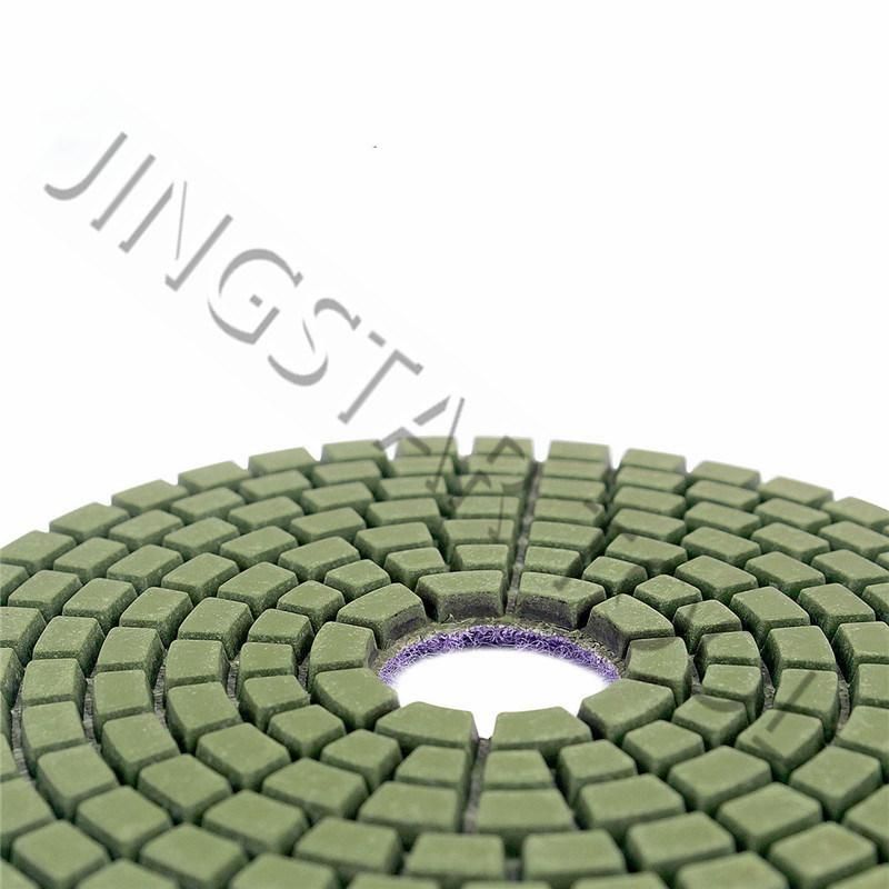 3-Step Diamond Polishing Pads for Wet or Dry Granite Polishing and Marble Polishing