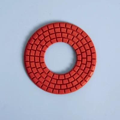 Qifeng Manufacturer Power Tool Factory Direct Sale Diamond 5&quot; Abrasive Polishing Pads with Big Hole for Marble Granite