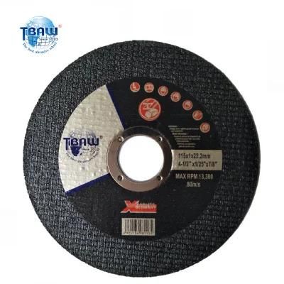 115X1.0X22.2mm Grinding Wheel Metal Cutting Disc Resin Cutter Grinder Cut Economic Cutting and Grinding Disc Abrasive Wheel