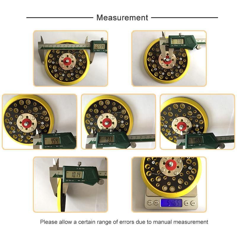 5" 44-Hole Da Sanding Pad Multi-Hole Dust-Free Sander Backing Pad Abrasive Tools Grinder Accessories