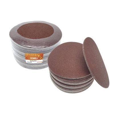 125mm 5in Red P80 Sanding Disc Aluminum Oxide Abrasive Sandpaper for Polishing and Grinding Stainless Steel Wood