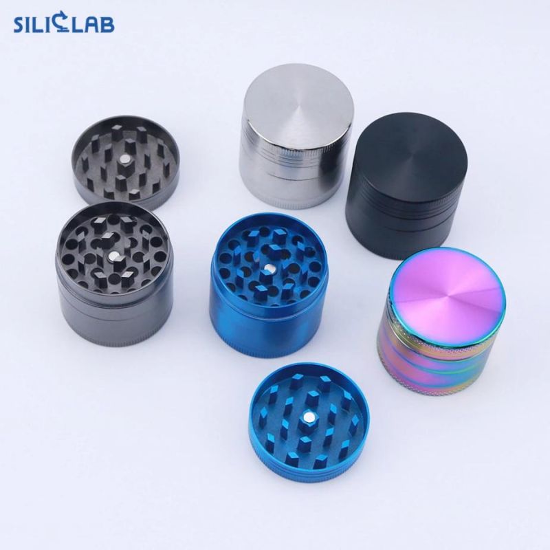 Custom Logo New 4 Layer Alloy Herbal Herb Tobacco Grinder Smoke Grinders Smoking Pipe Herb Metal Grinders