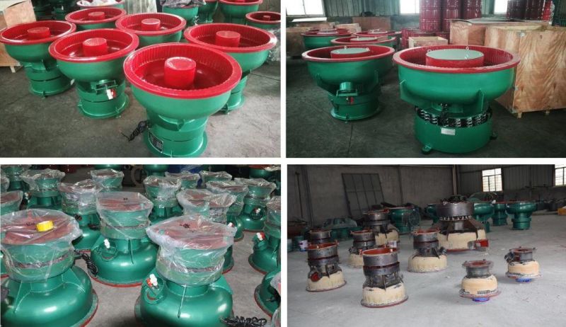 80L Small Bowl Vibratory Finishing Polishing Machines, Vibratory Tumbling Machine for Batch Processing of Parts