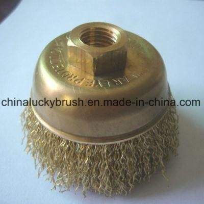 Non-Sparking and Corrosion Resistance Knot Wire Cup Brush (YY-311)