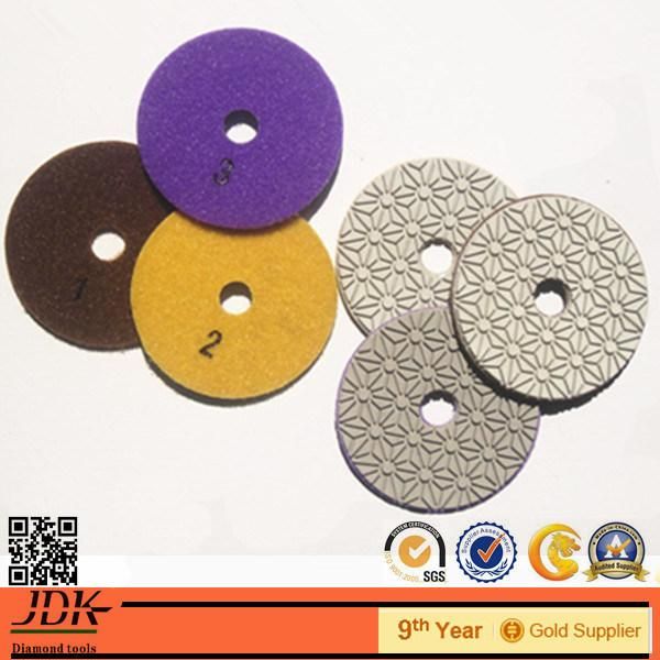 Hot Seller 3 Steps Diamond Wet Polishing Pads for Granite