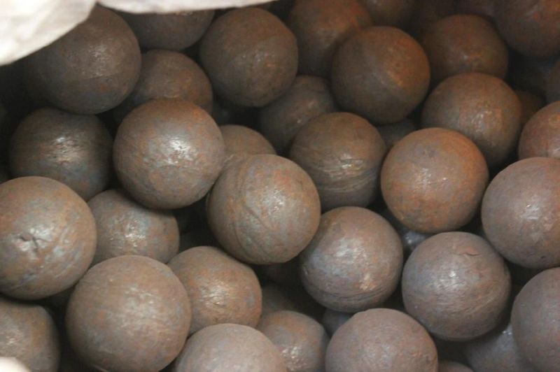 Low Price High Carbon Rail Steel Material 120mm China Forged Grinding Media Steel Balls for Ball Mill
