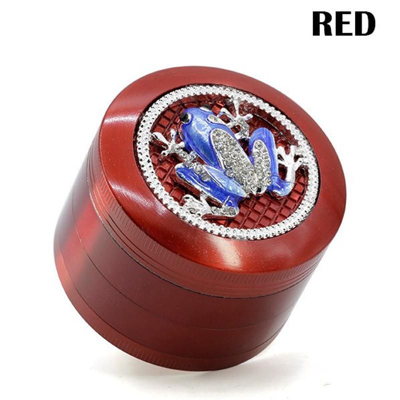 Custom 4 Parts Zinc Alloy Dry Herb Crusher 63mm Grinder