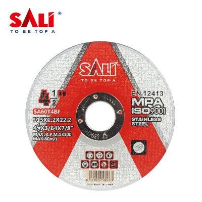 Sali 4.5inch 115*1.2*22mm Professonal Quality Stainless Steel Cutting Disc