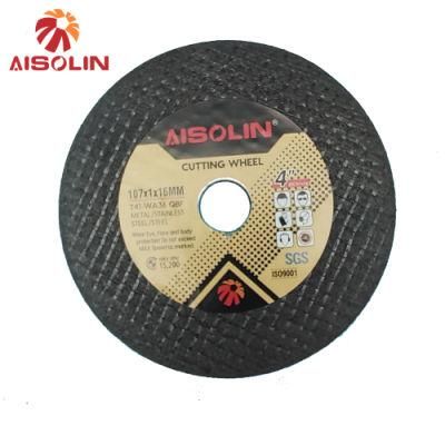 ISO9001 MPa SGS Certificates Construction Stainless Steel 4&quot; Cutting Wheel