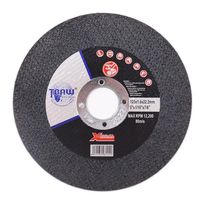 125X1.6X22mm Grinding Wheel Ultra Thin Cutting Wheel 5inch