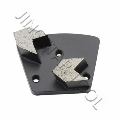 Dry and Wet Use Diamond Trapezoid Grinding Shoes for Concrete Terrazzo Floor