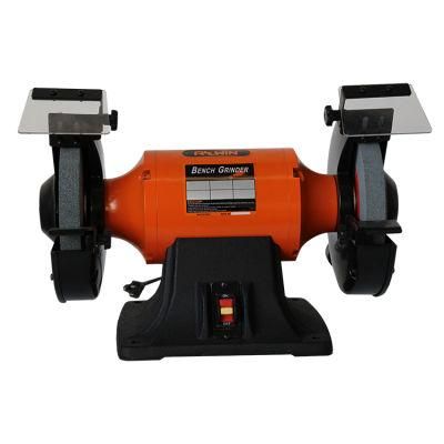 Retail Long Shaft 220V 750W 200mm Bench Grinder for Woodworking