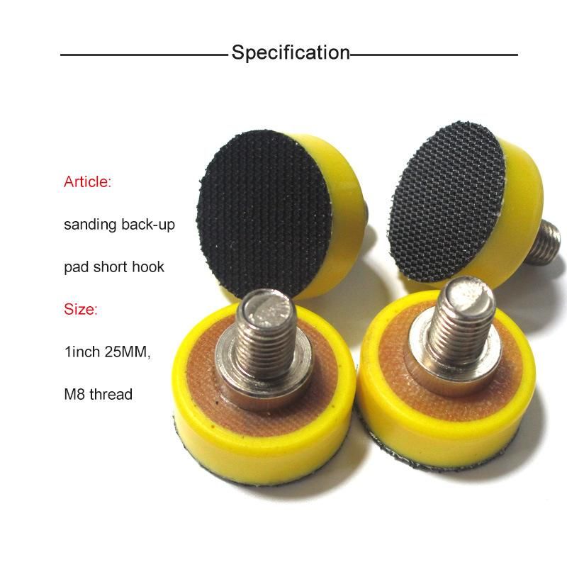 1inch 25mm Short Hook Backup Sanding Pad Sanding Disc Backing Pad Power Tools Accessories