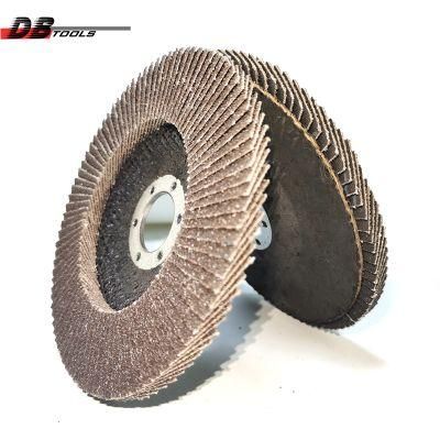 6 Inch 150mm Emery Disc Flap Disc 22mm Arbor Heated Alumina for Metal Derusting Abrasive Tools